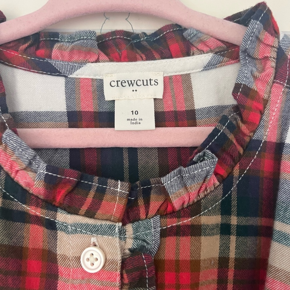 Crewcuts Plaid Button-Up Shirt